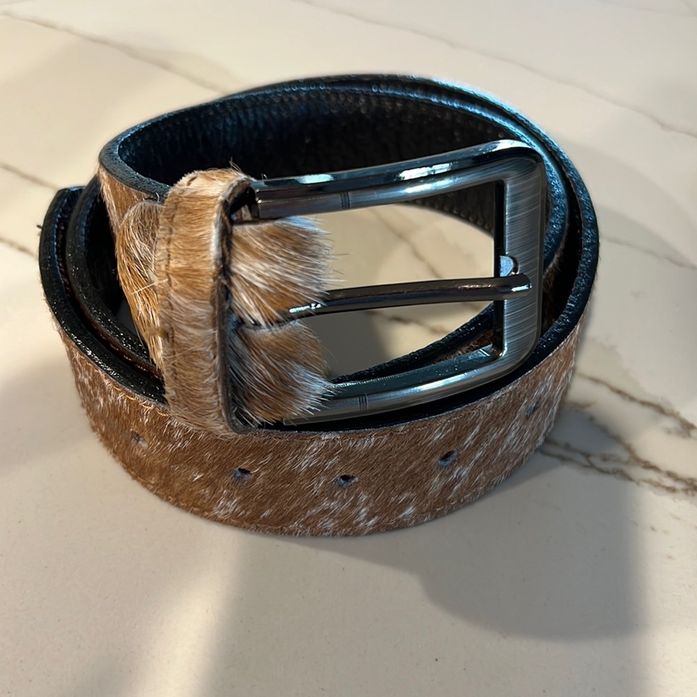 Size small cowhide belt